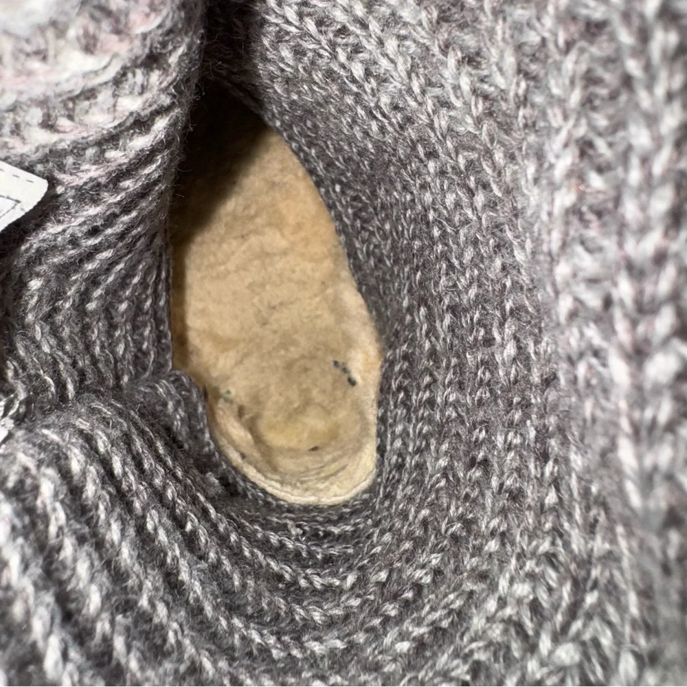 UGG Boots Gray Cardy Sweater Tall or Short Boots Size 7 - Picture 14 of 16